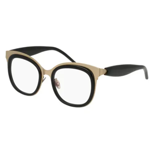 Pomellato PM0025O 001 Eyeglasses Gold Black 48mm Women