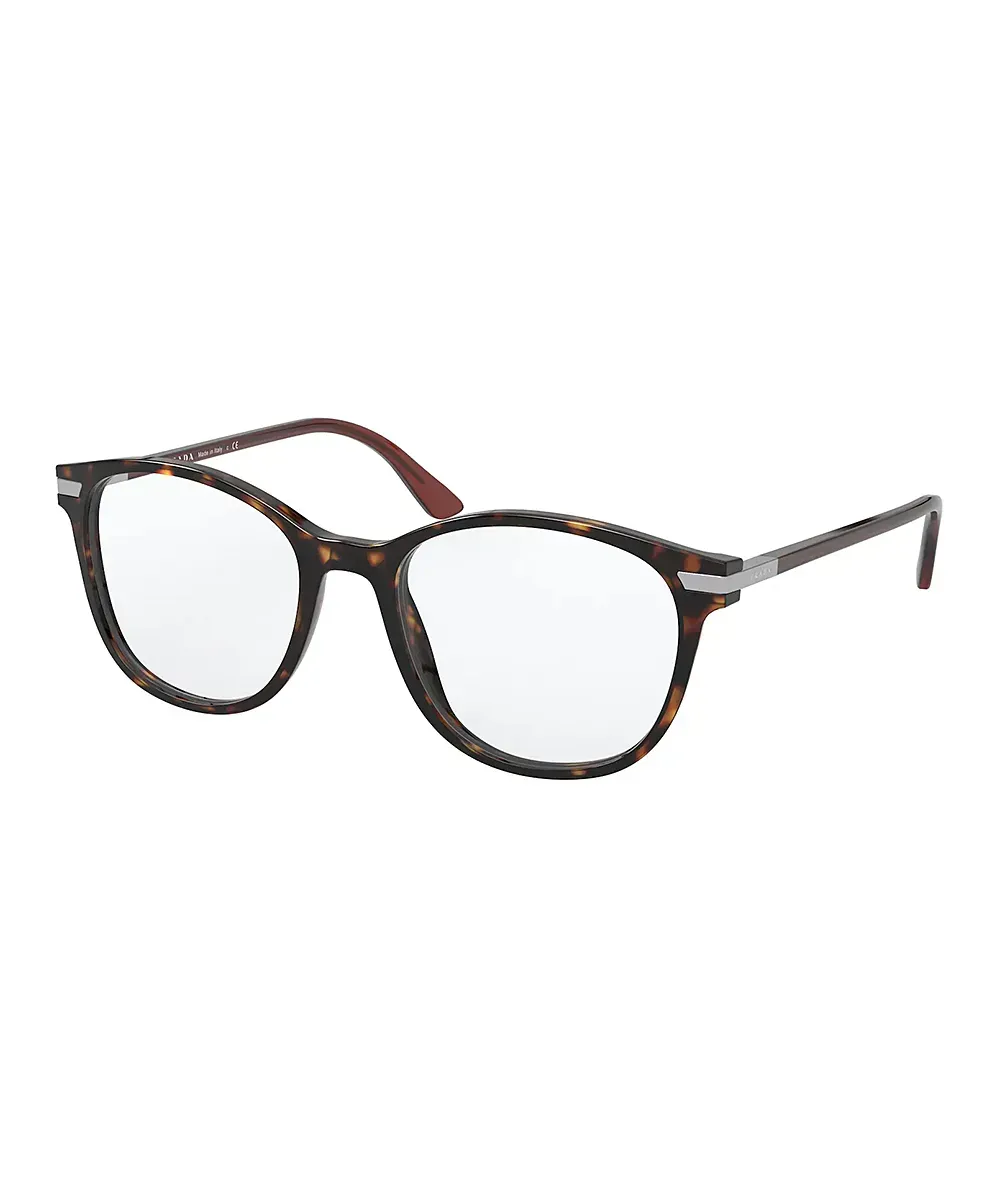 Prada PR 02WVF Asian Fit Eyeglasses Havana 54mm Men