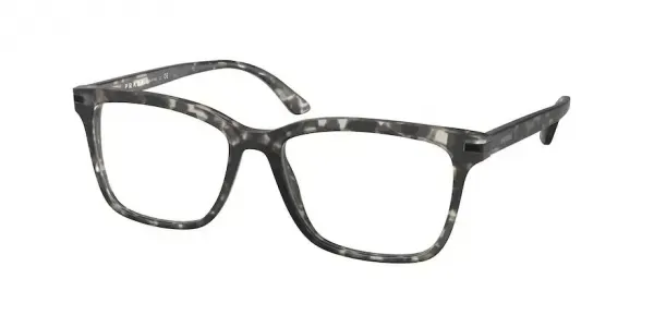 Prada VH31 VH31O1 Eyeglasses Matte Grey Tortoise 54mm Men