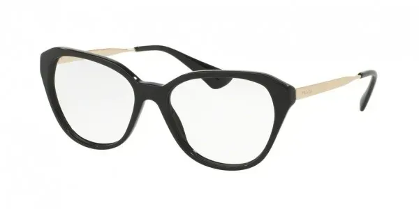 Prada PR28SV 1AB1O1 Eyeglasses Black 52mm Women