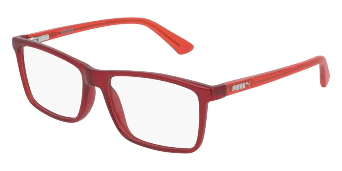 Puma PJ0016O 007 Eyeglasses Burgundy 52mm Kids