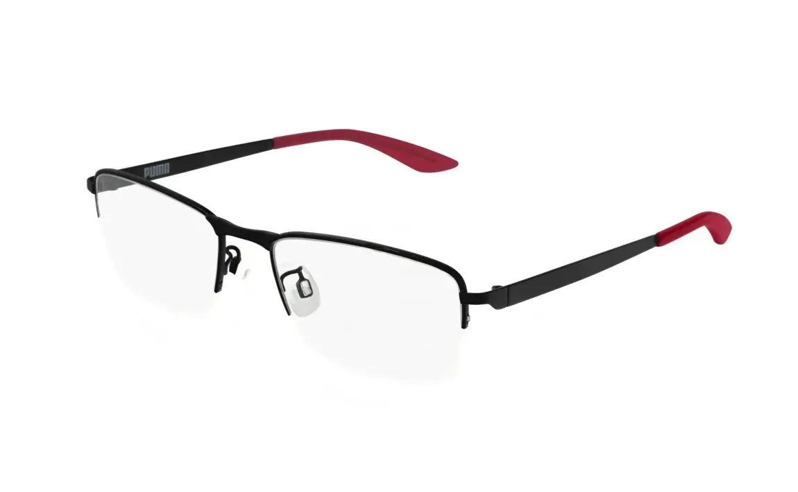 Puma PE0099O 001 Eyeglasses Black 54mm Men