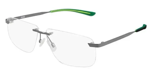 Puma PU0211O 001 Eyeglasses Ruthenium 60mm Men