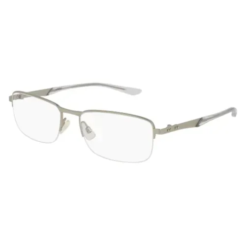 Puma PU0236O 007 Eyeglasses Silver 57mm Men