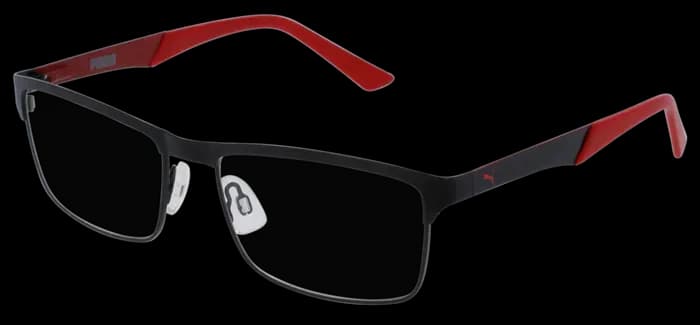 Puma PE0011O 006 Eyeglasses Black 56mm Unisex