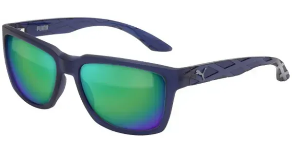 Puma PU0037SA 005 Sunglasses Blue 58mm Men