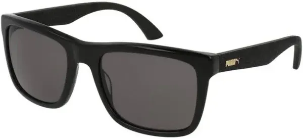 Puma PU0040S 002 Sunglasses Black 54mm Men