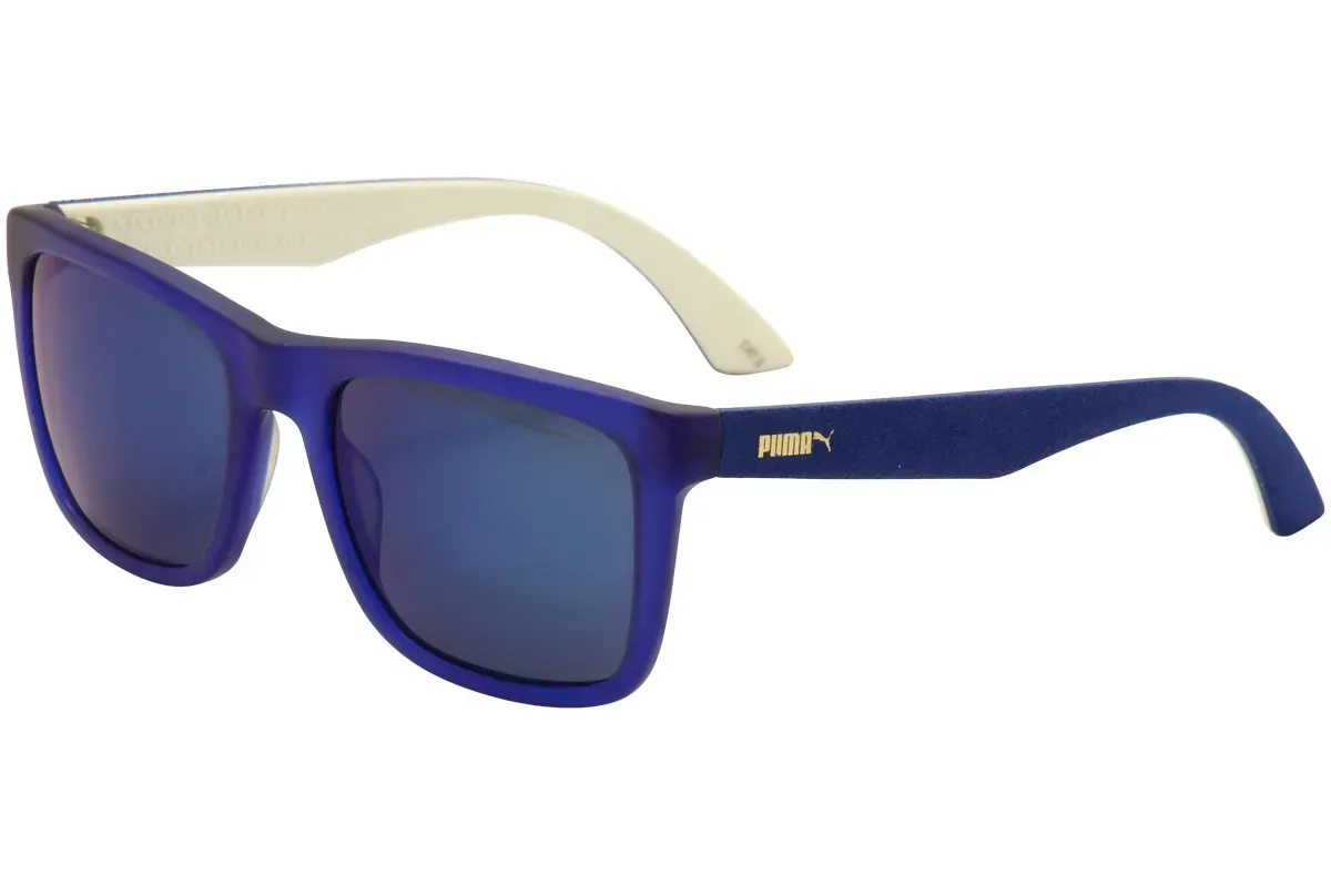 Puma PU0040S 006 Sunglasses Blue 54mm Men