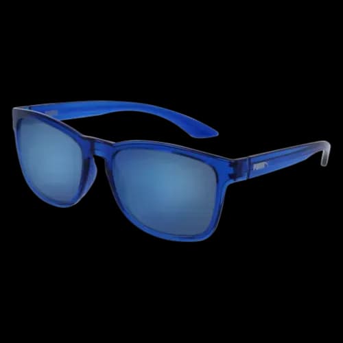 Puma PU0073S 004 Sunglasses Blue 55mm Men