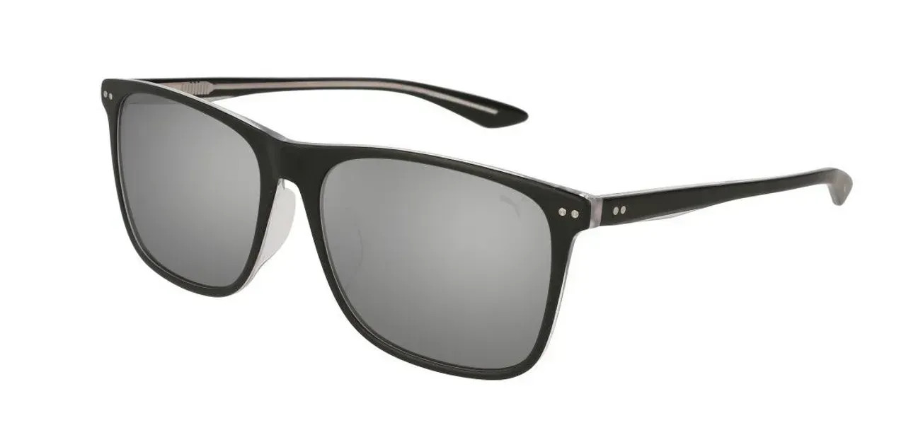 Puma PU0127SA 005 Sunglasses Black 57mm Men