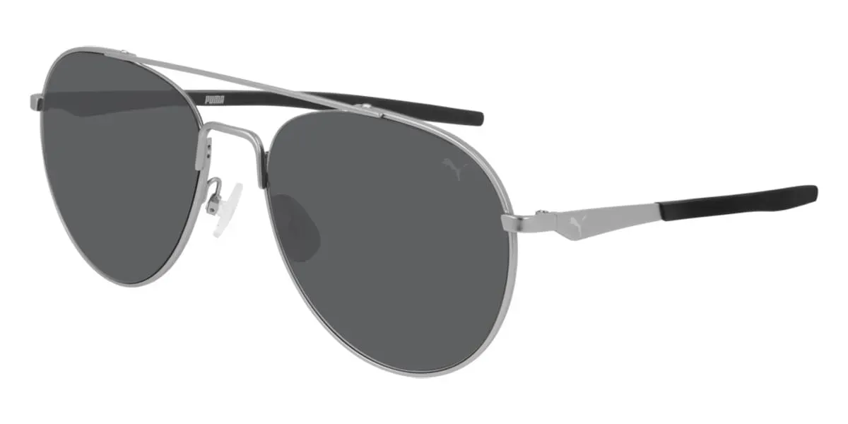 Puma PU0247S 001 Sunglasses Ruthenium 58mm Men
