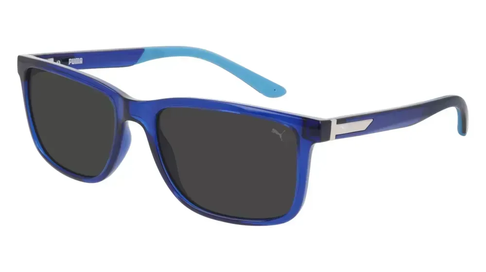 Puma PE0076S 007 Sunglasses Blue 56mm Unisex