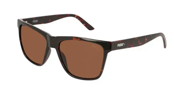 Puma PU0168S 002 Sunglasses Havana 57mm Unisex