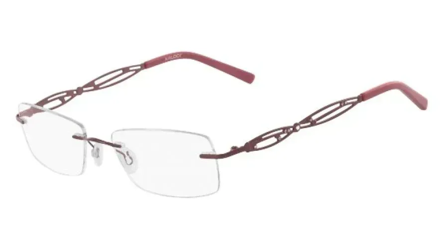 Pure Enchantment 204 604 Eyeglasses Burgundy 53mm Women