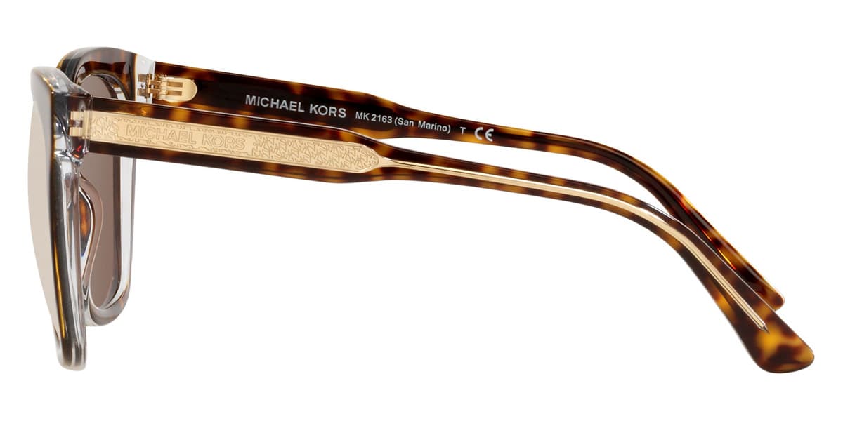 Michael Kors MK2163 San Marino 31027P Sunglasses Tortoise Clear 52mm Women 3