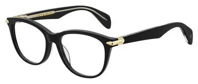Rag & Bone RNB3014 Eyeglasses Black 49mm Women