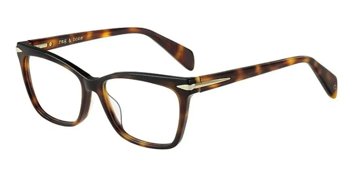 Rag & Bone RNB3021 086 Eyeglasses Dark Havana 51mm Women