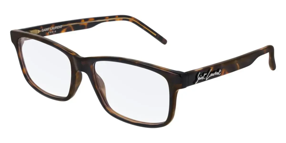 Saint Laurent SL319 002 Eyeglasses Havana 56mm Men