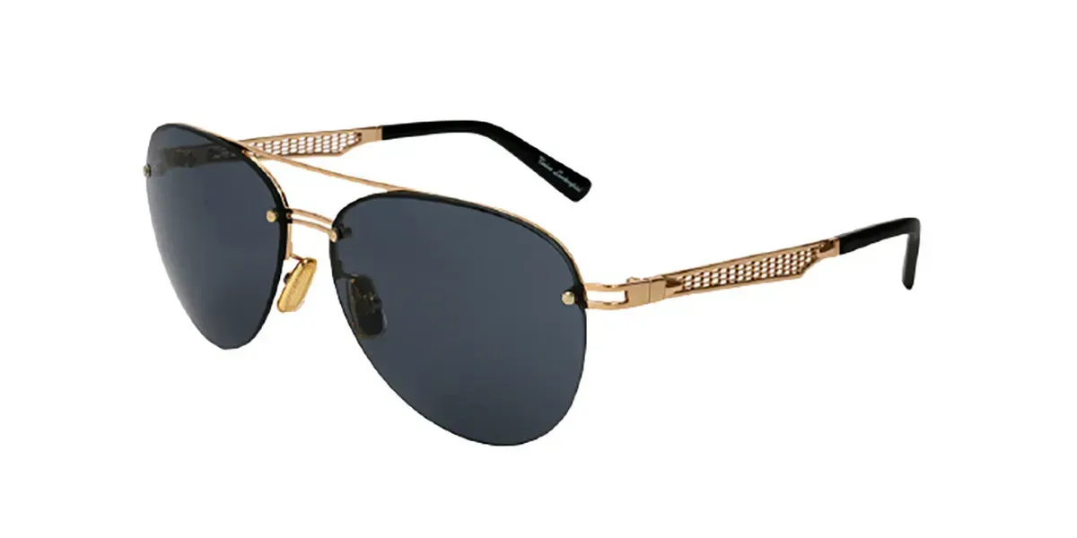 Tonino Lamborghini TL603S S01A Sunglasses Gold 61mm Men