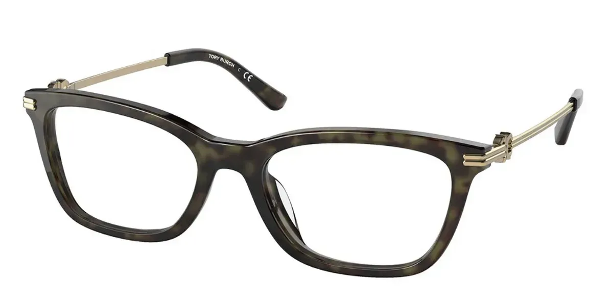 Tory Burch TY2117U 1850 Eyeglasses Green Tortoise 51mm Women