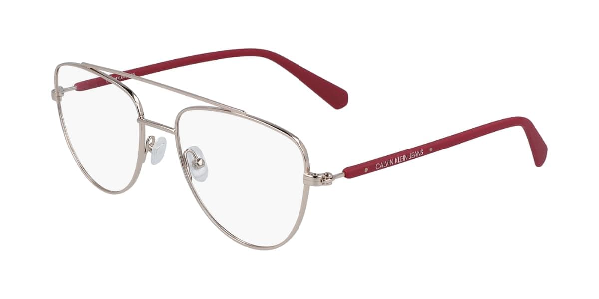 Calvin Klein CKJ19308 780 Eyeglasses Rose Gold 53mm Women