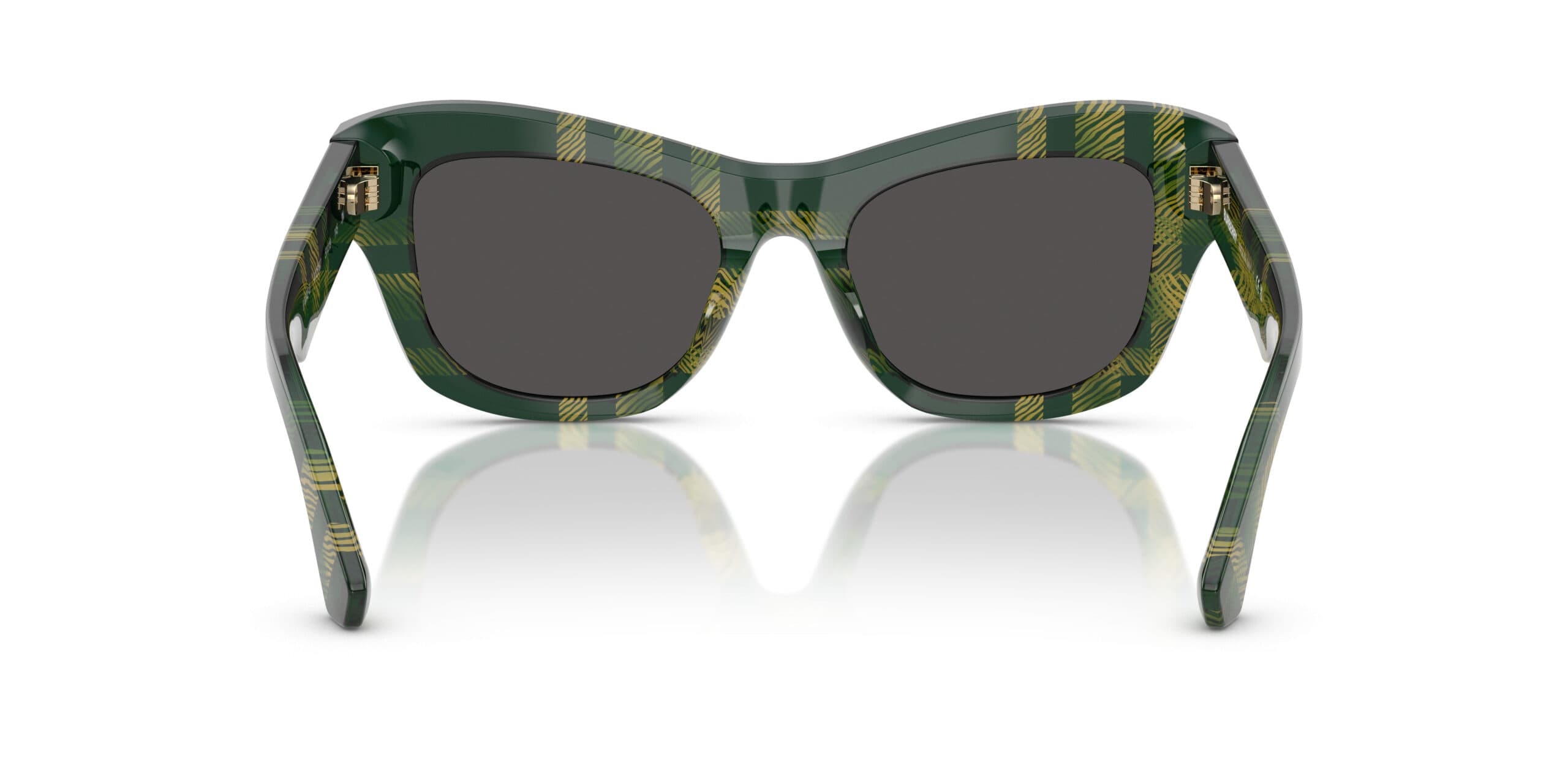 Burberry BE4442U 412587 Sunglasses Check Green 4