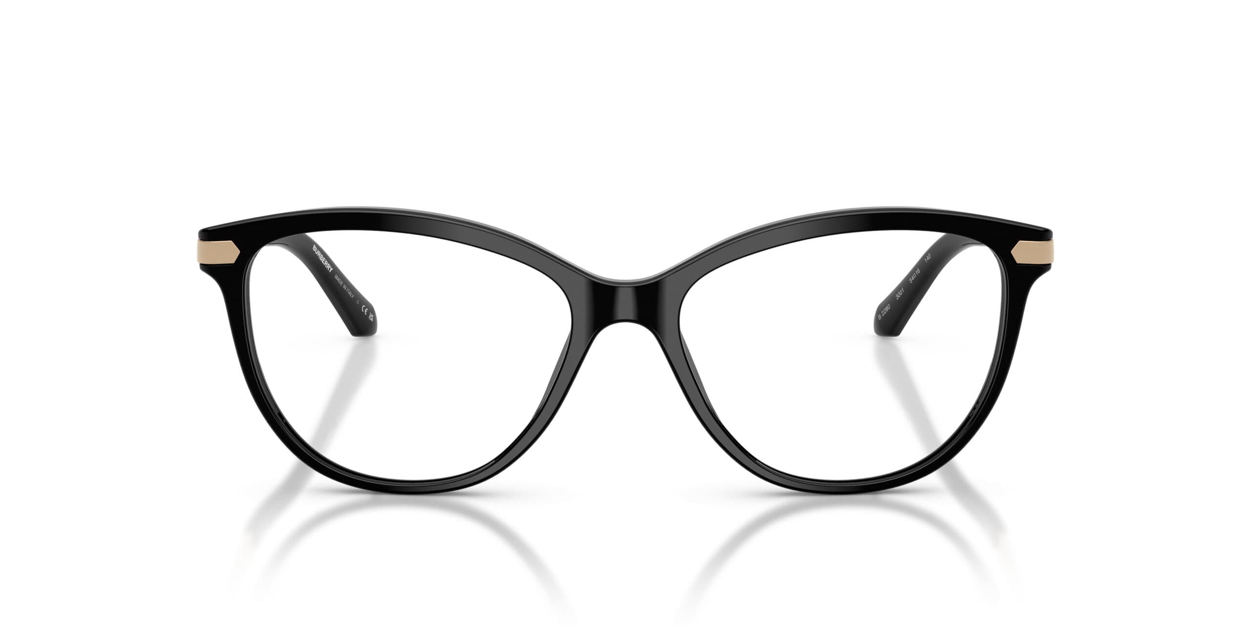 Burberry 0BE2280 3001 Eyeglasses Black 54mm Women 4