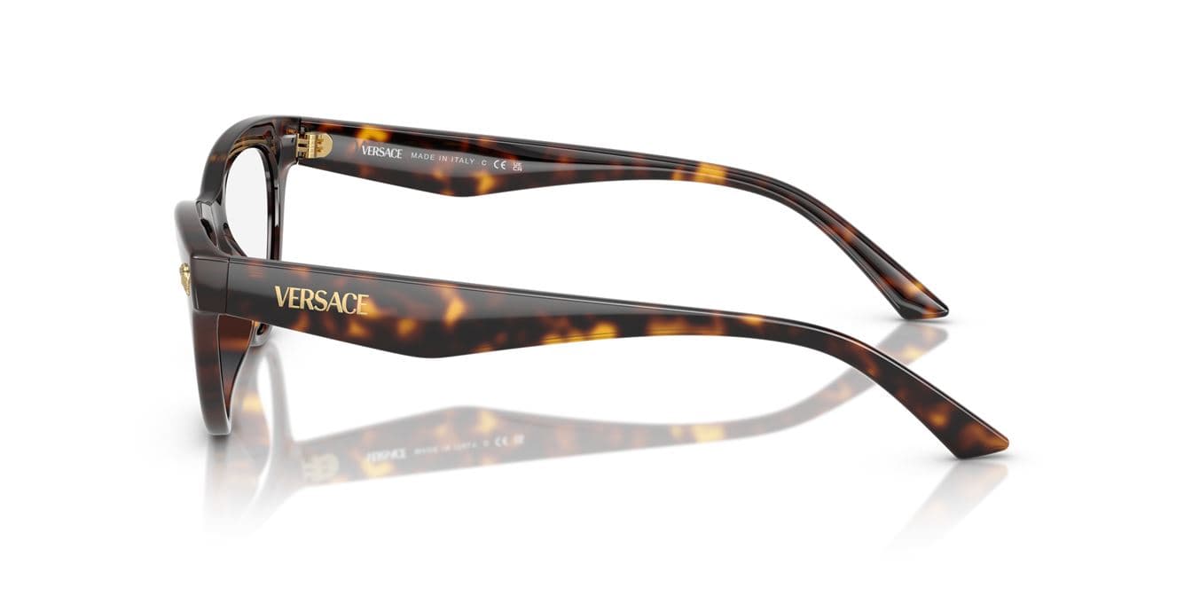 Versace 0VE3364U 108 Eyeglasses Havana 52mm Women 3