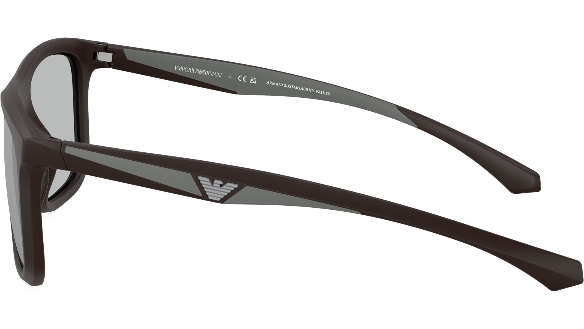 Emporio Armani 0EA4234U 618687 Sunglasses Matte Brown 57mm Men 3