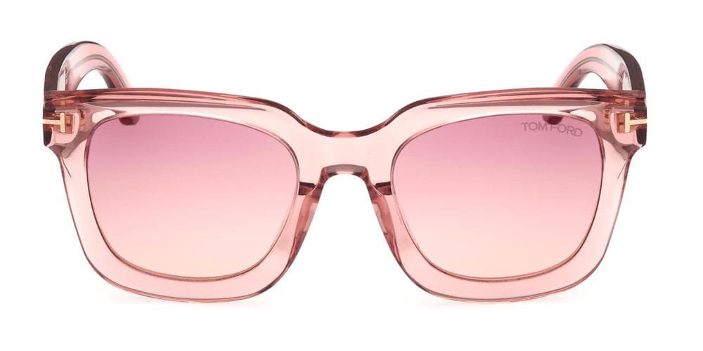 Tom Ford Leigh FT1115 72Z Sunglasses Shiny Pink 52mm Women 2