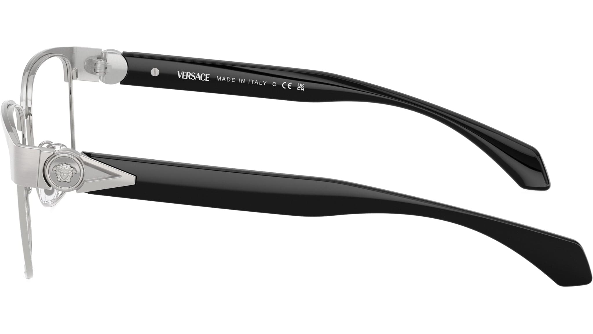 Versace 0VE1306 1266 Eyeglasses Silver 55mm Men 3