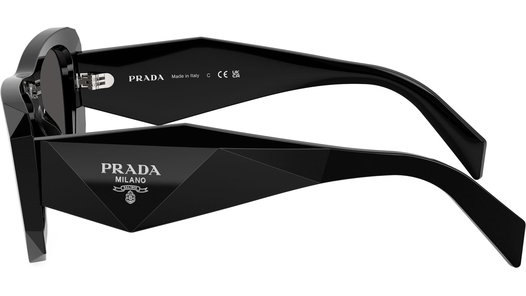 Prada 0PR B18S 16K08Z Sunglasses Black 53mm Women 3