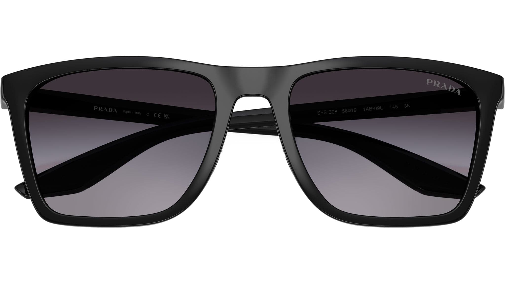 Prada Sport 0PS B08S 1AB09U Sunglasses Black 56mm Men 5