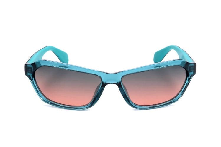 Adidas OR0021 87W Sunglasses Shiny Turquoise 58mm Unisex 2