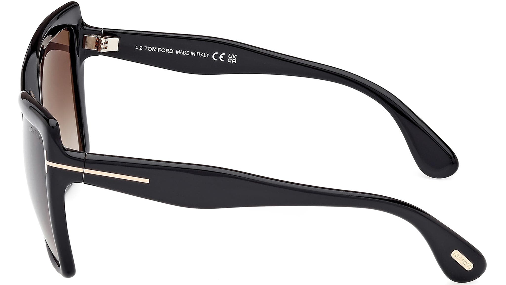 Tom Ford FT1195 01B Sunglasses Shiny Black 63mm Women 3