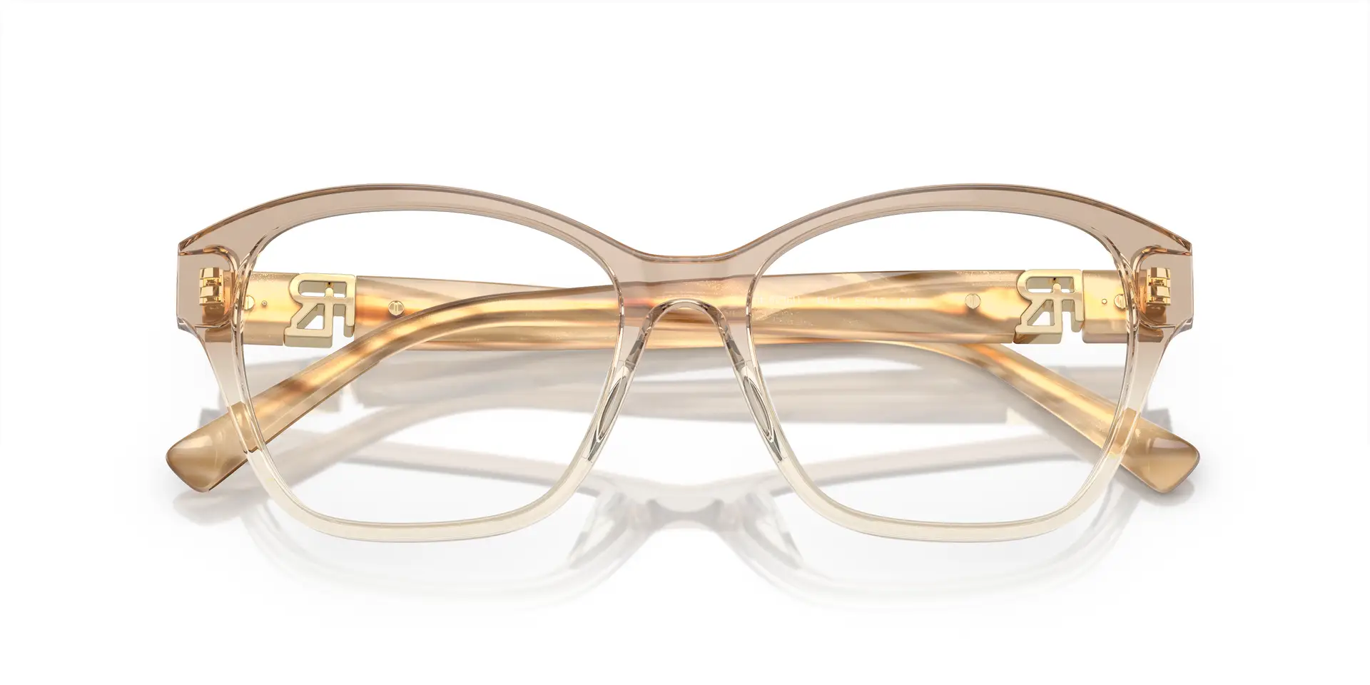 Ralph Lauren 0RL6236U 6111 Eyeglasses Transparent Beige Brown 55mm Women 6