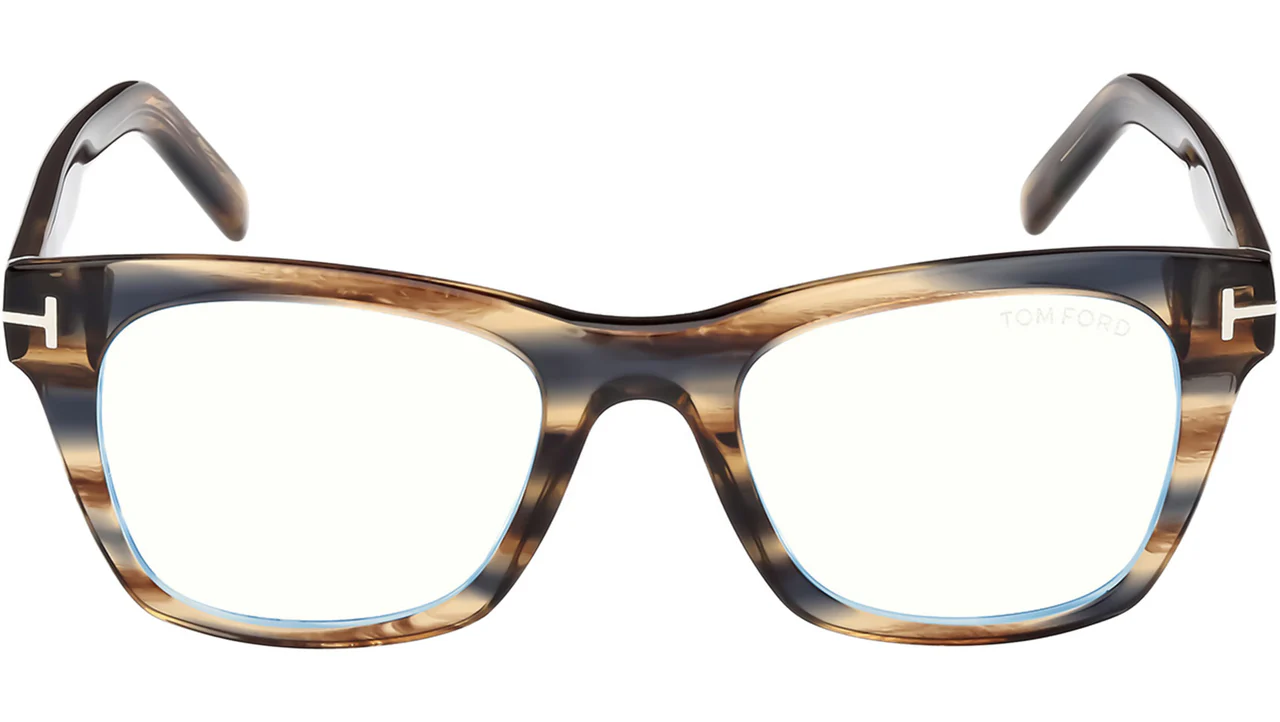 Tom Ford TF5886B 045 Eyeglasses Brown 52mm Men 2