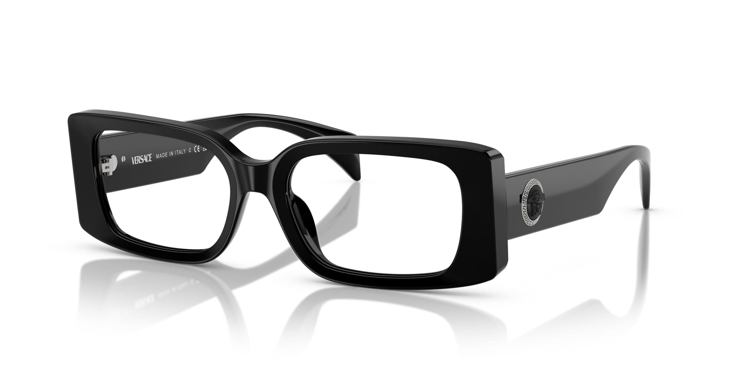 Versace MOD.3362-U GB1 VE3362U Eyeglasses Black 53mm Unisex