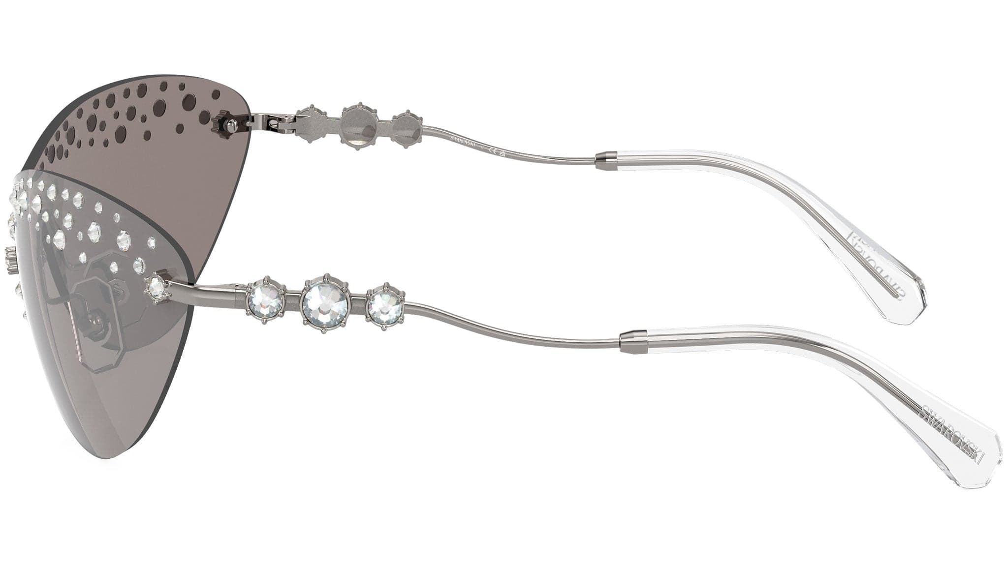 Swarovski SK7023 40096G Sunglasses Silver 125mm Women 3
