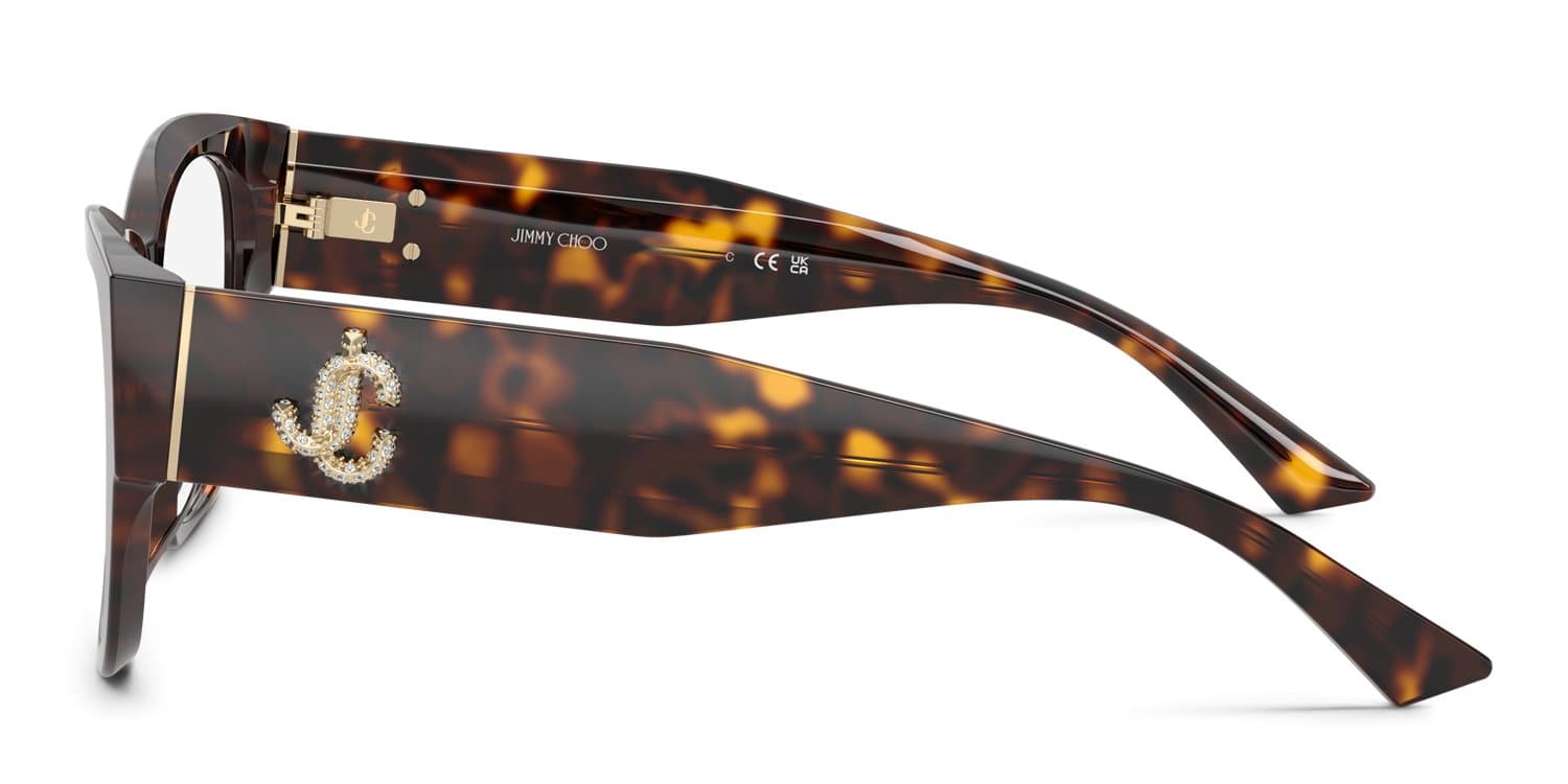 Jimmy Choo 0JC3033BU 5002 Eyeglasses Havana 54mm Women 3