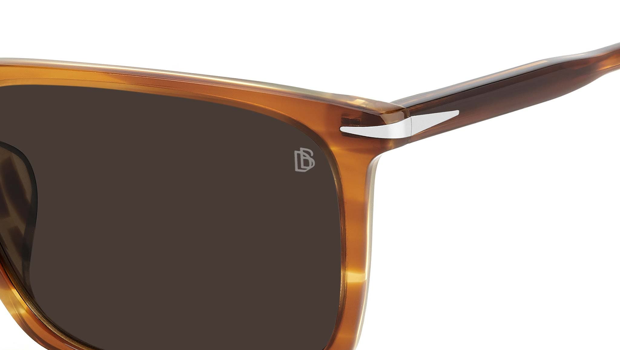 David Beckham DB 1163/F/S EX4 Sunglasses Brown Horn 58mm Men 3