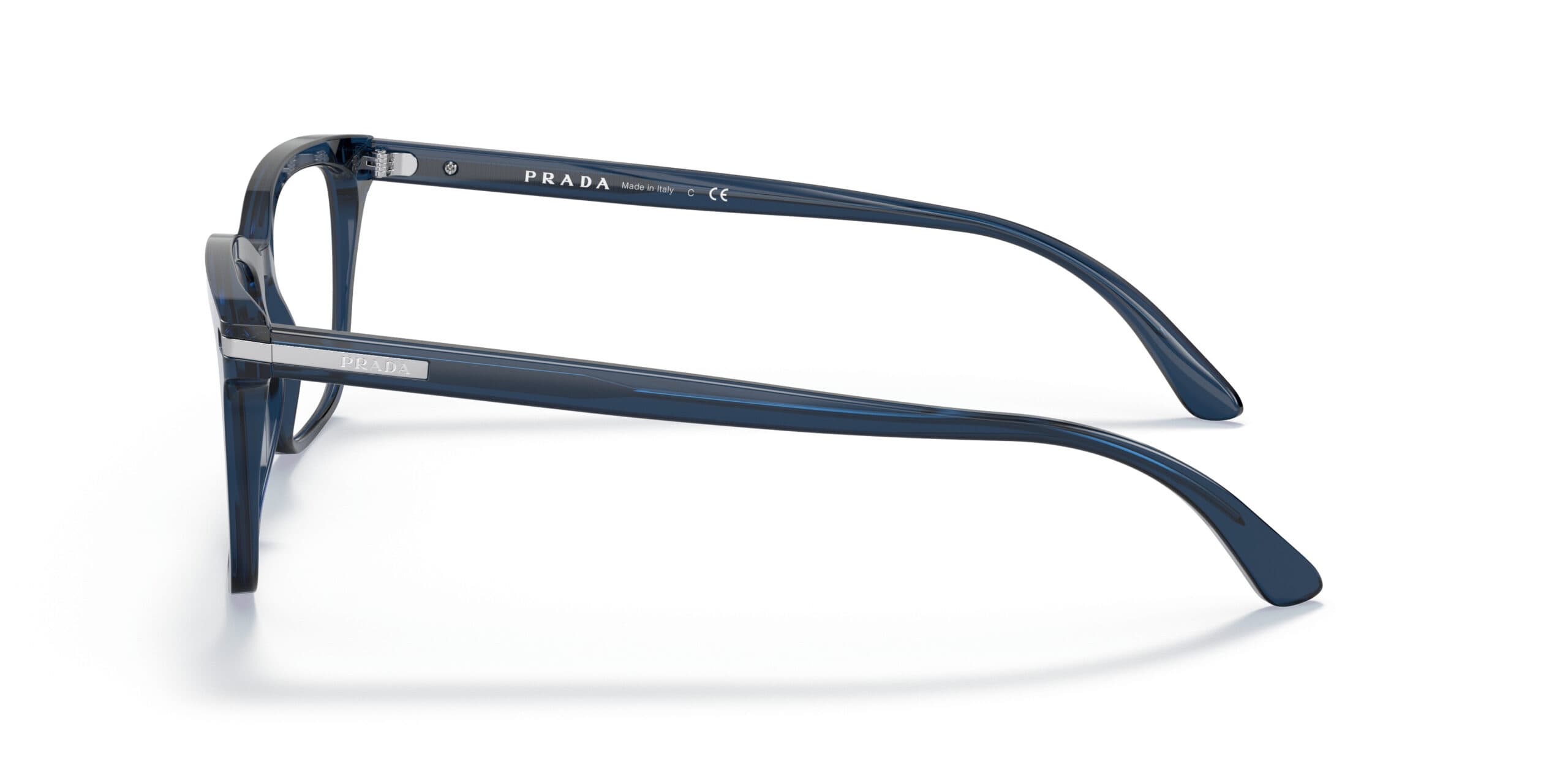 Prada VPR14W 08Q-1O1 PR 14WV Eyeglasses Blue 56mm Men 2