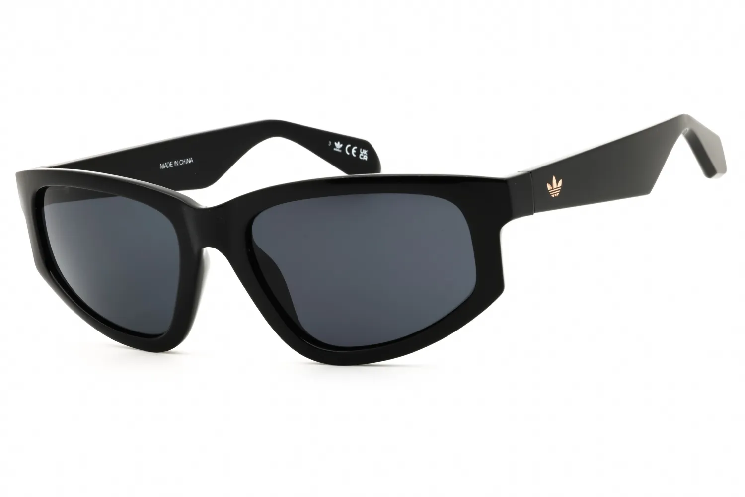 Adidas OR0107 01A Sunglasses Shiny Black 55mm Women