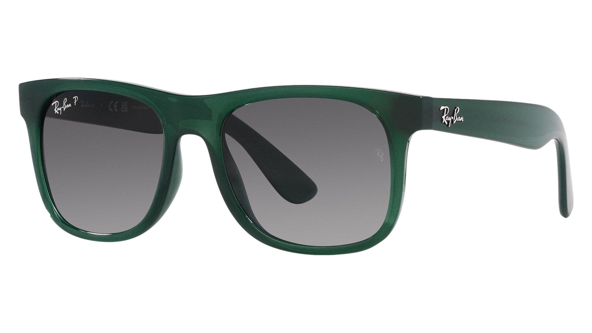 Ray-Ban RJ9069S JUNIOR JUSTIN 7130/T3 Sunglasses Green 130mm Unisex