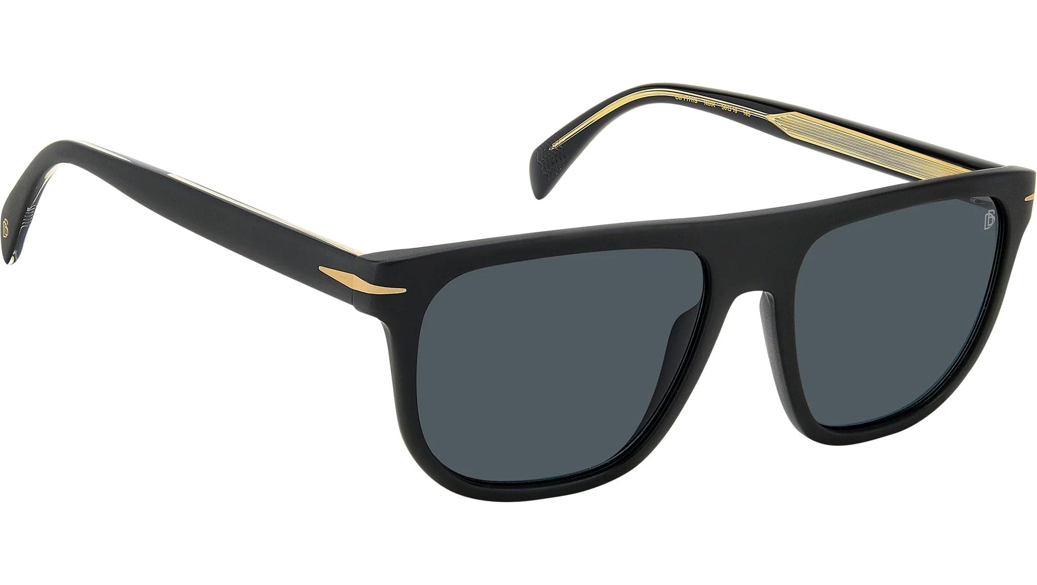 David Beckham DB 7111/S 0I46 IR Sunglasses Mt Bk Gd 56mm Men 3