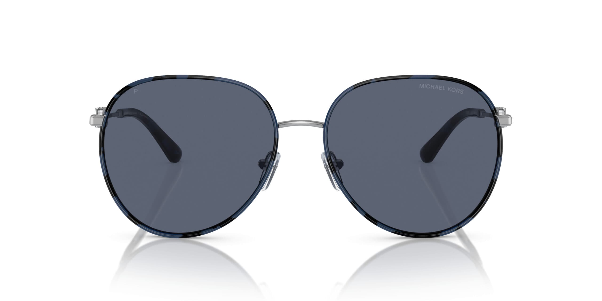 Michael Kors MK1128J Empire 10158S Sunglasses Silver 145mm Women 2