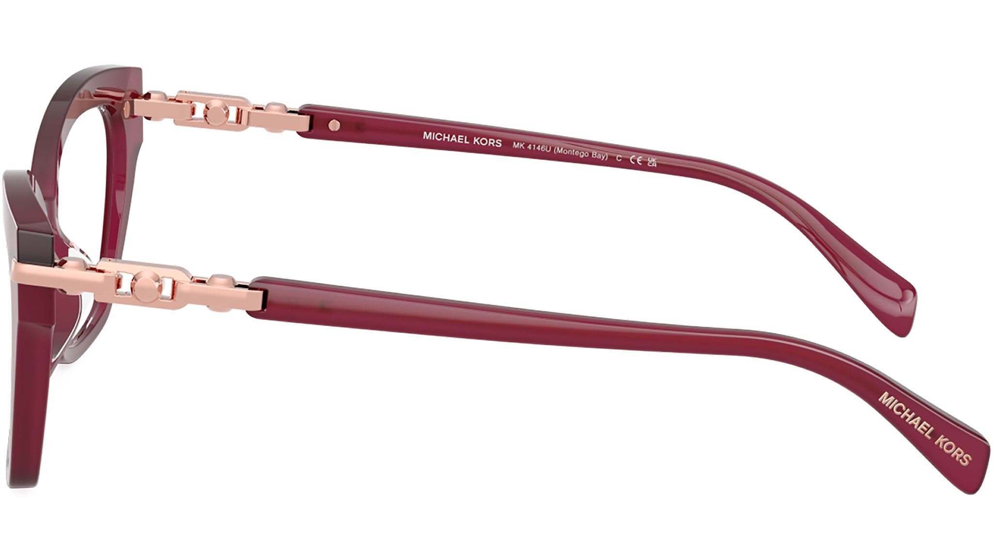 Michael Kors 0MK4146U 4018 Eyeglasses Berry 56mm 3
