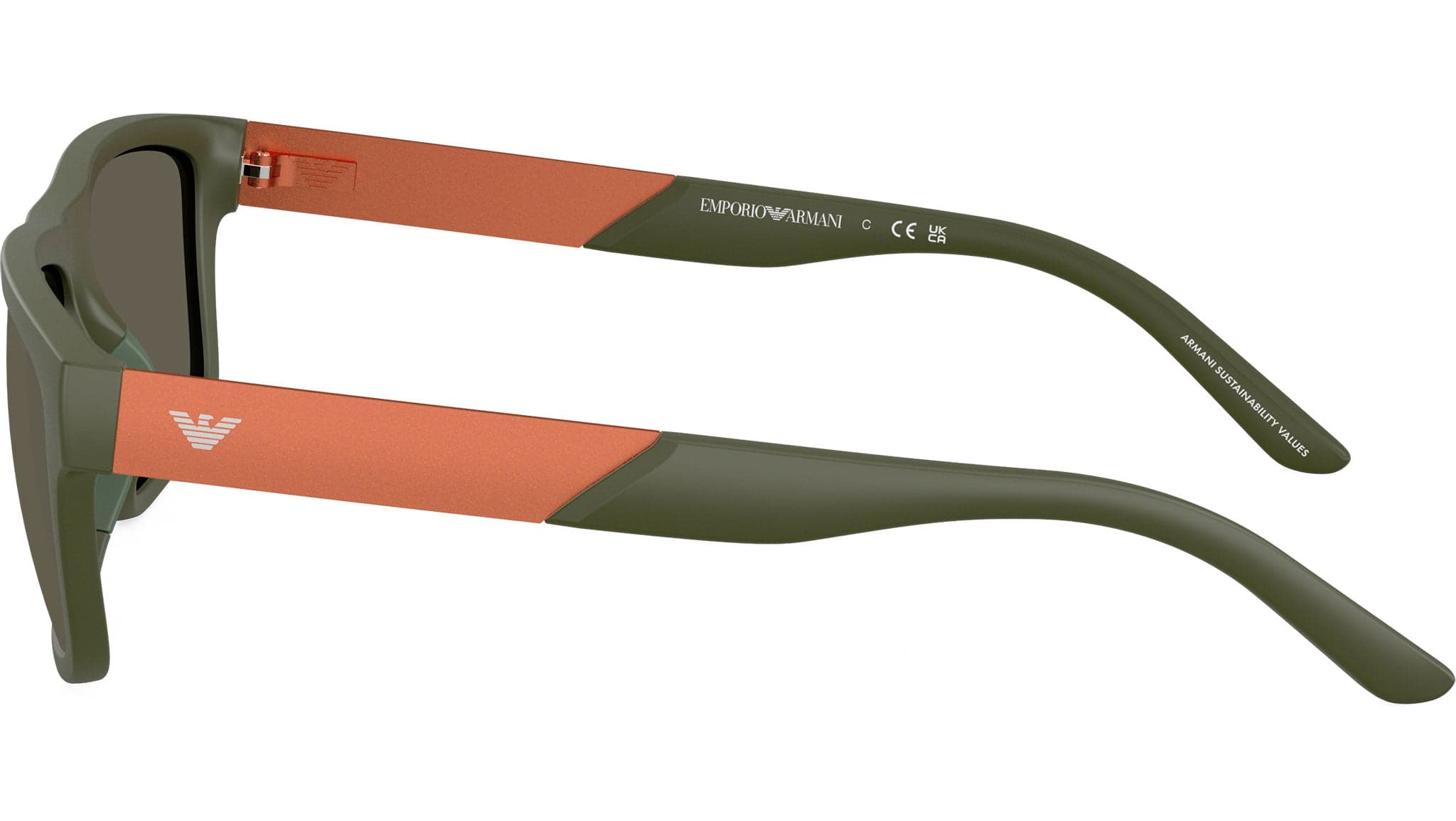 Emporio Armani 0EA4244U 618471 Sunglasses Matte Green 57mm Men 3