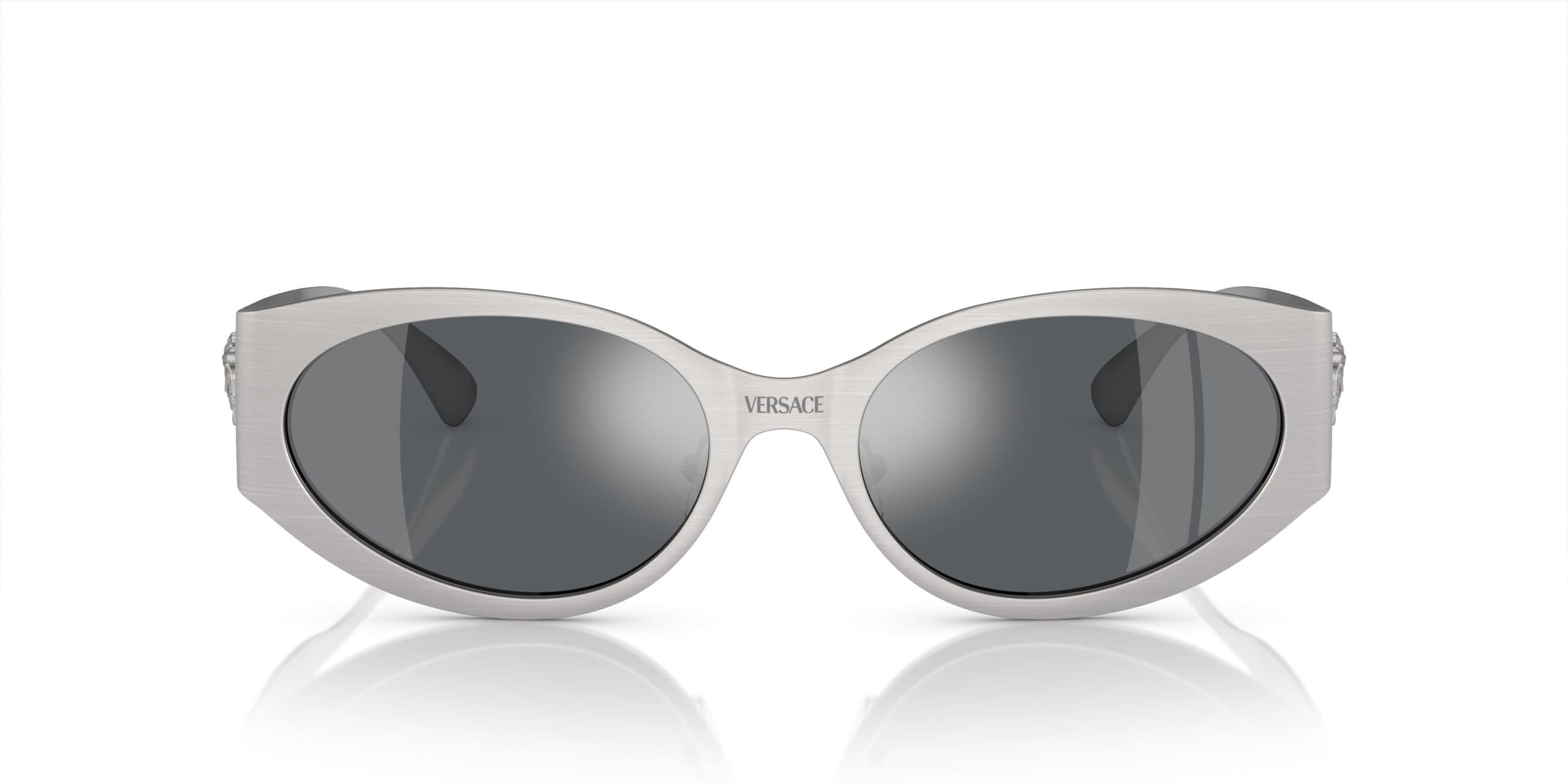 Versace VE2263 12666G Sunglasses Matte Silver 56mm 2