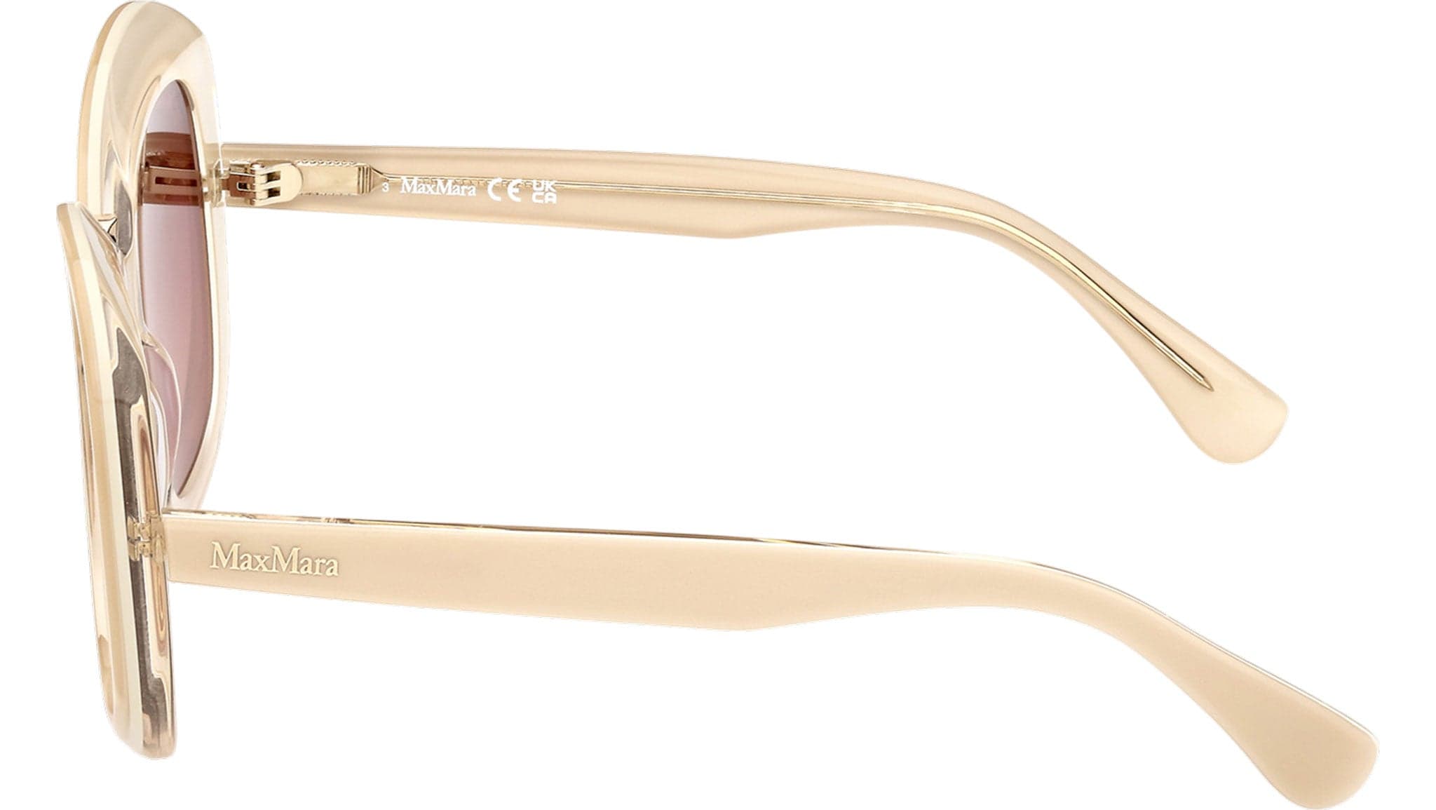 Max Mara MM0087 25F Sunglasses Ivory 55mm 3